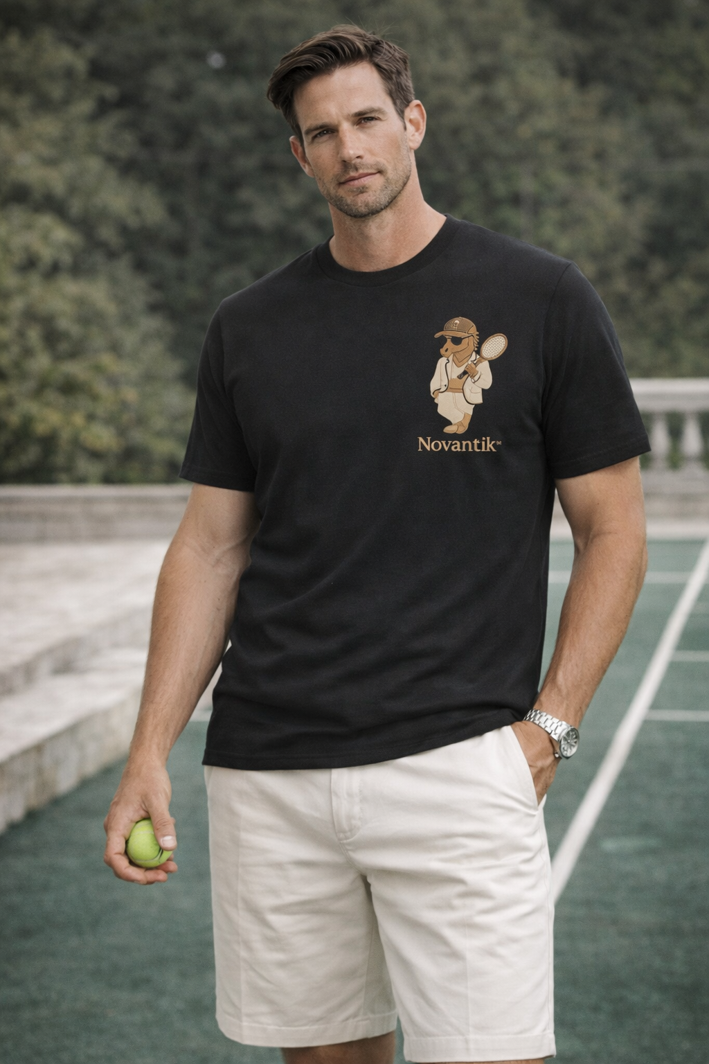 Novantik Signature T-Shirt Black