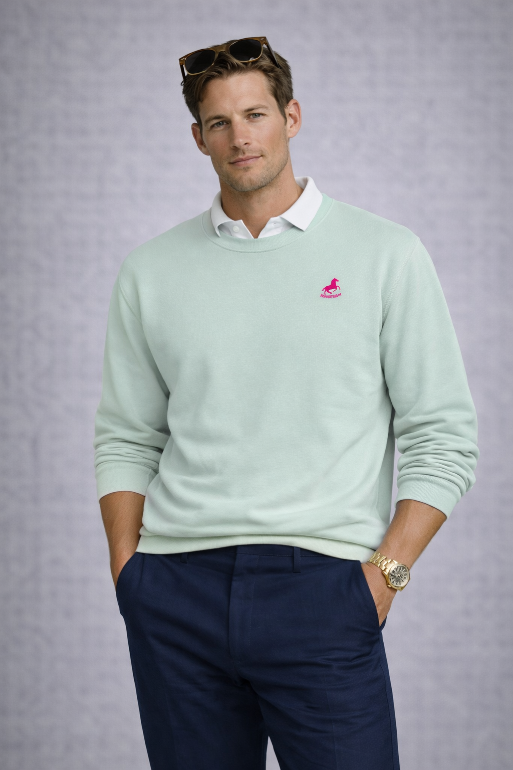 Novantik Sweatshirt Caribbean Blue