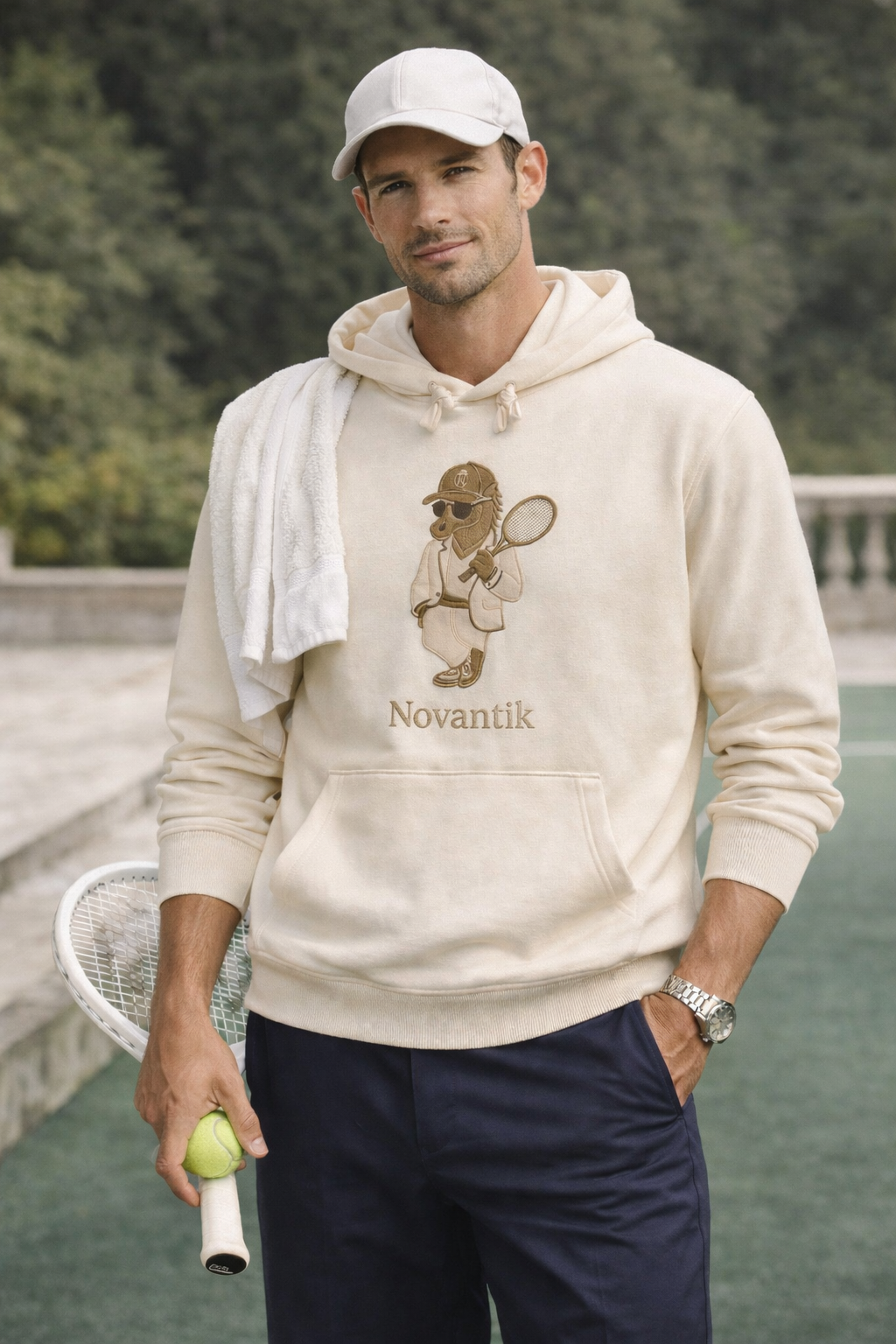Novantik Signature Pullover Beige