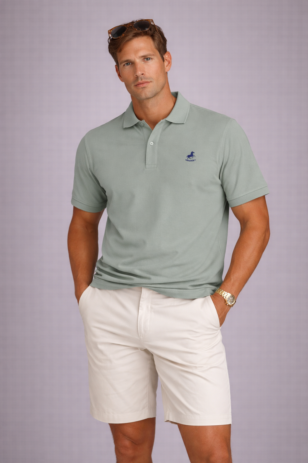 Novantik Polo-Shirt Aloe