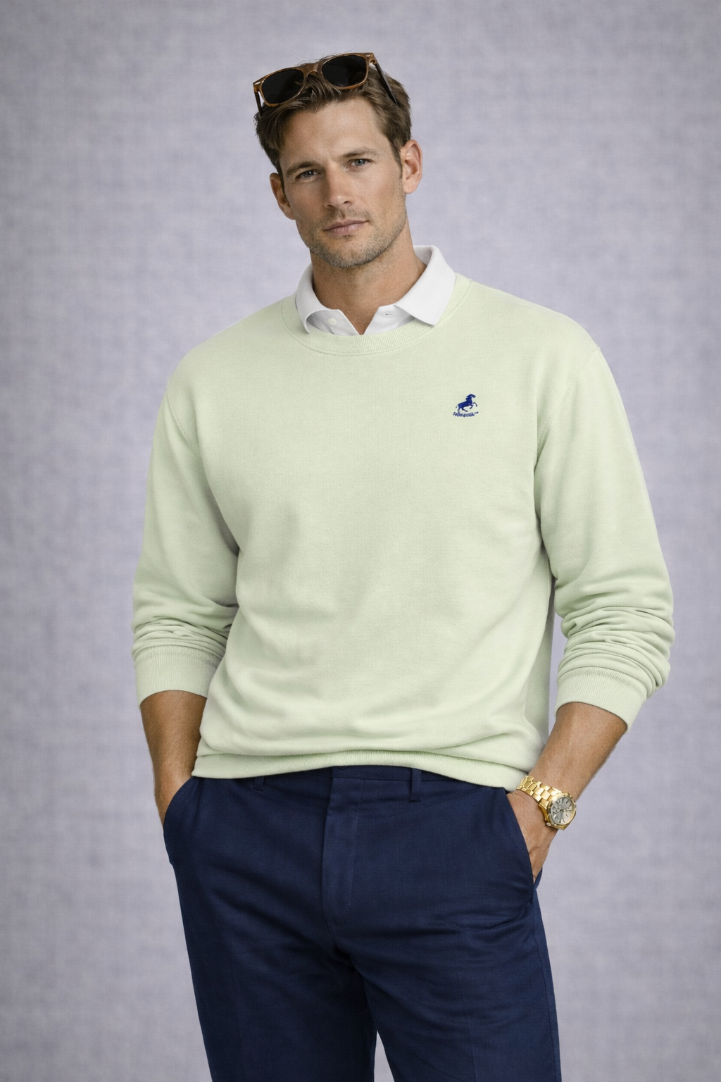 Novantik Sweatshirt Stem Green