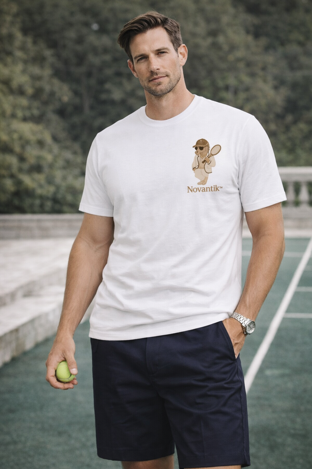 Novantik Signature T-Shirt White