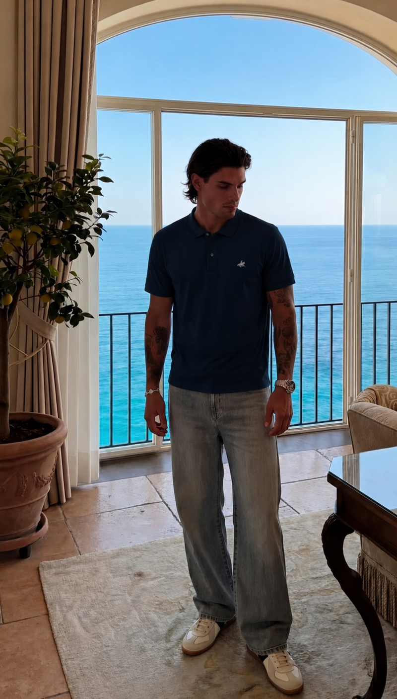 The Valmont Polo Navy