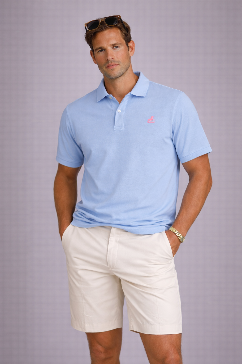 Novantik Polo-Shirt Blue Soul