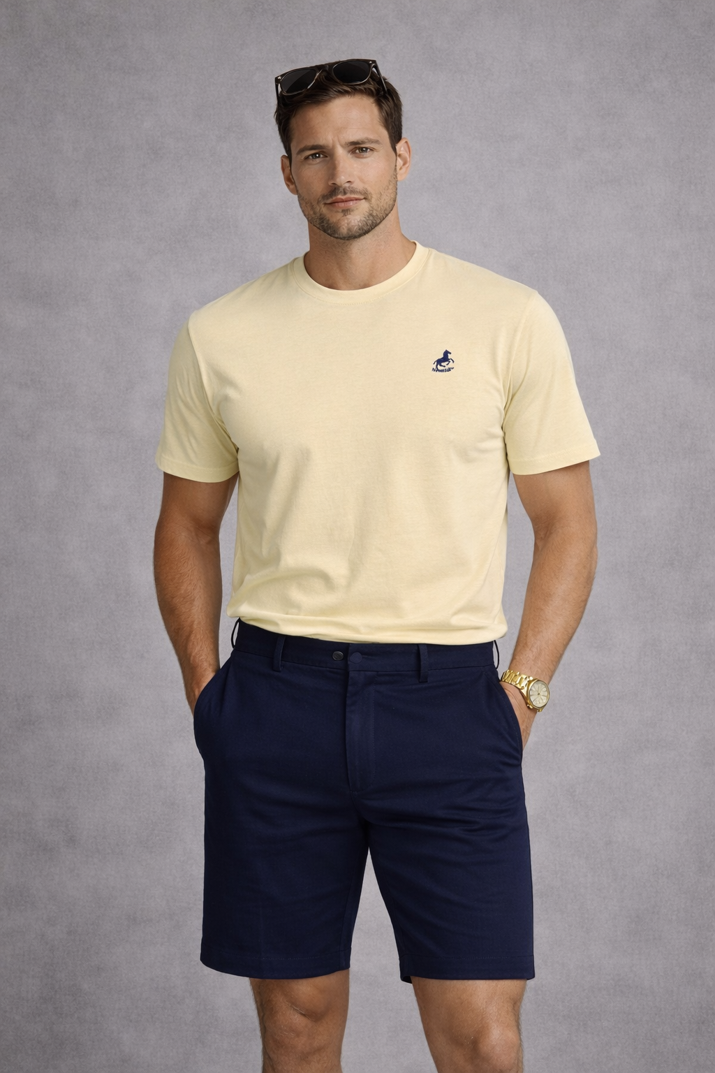 Novantik T-Shirt Helles Beige