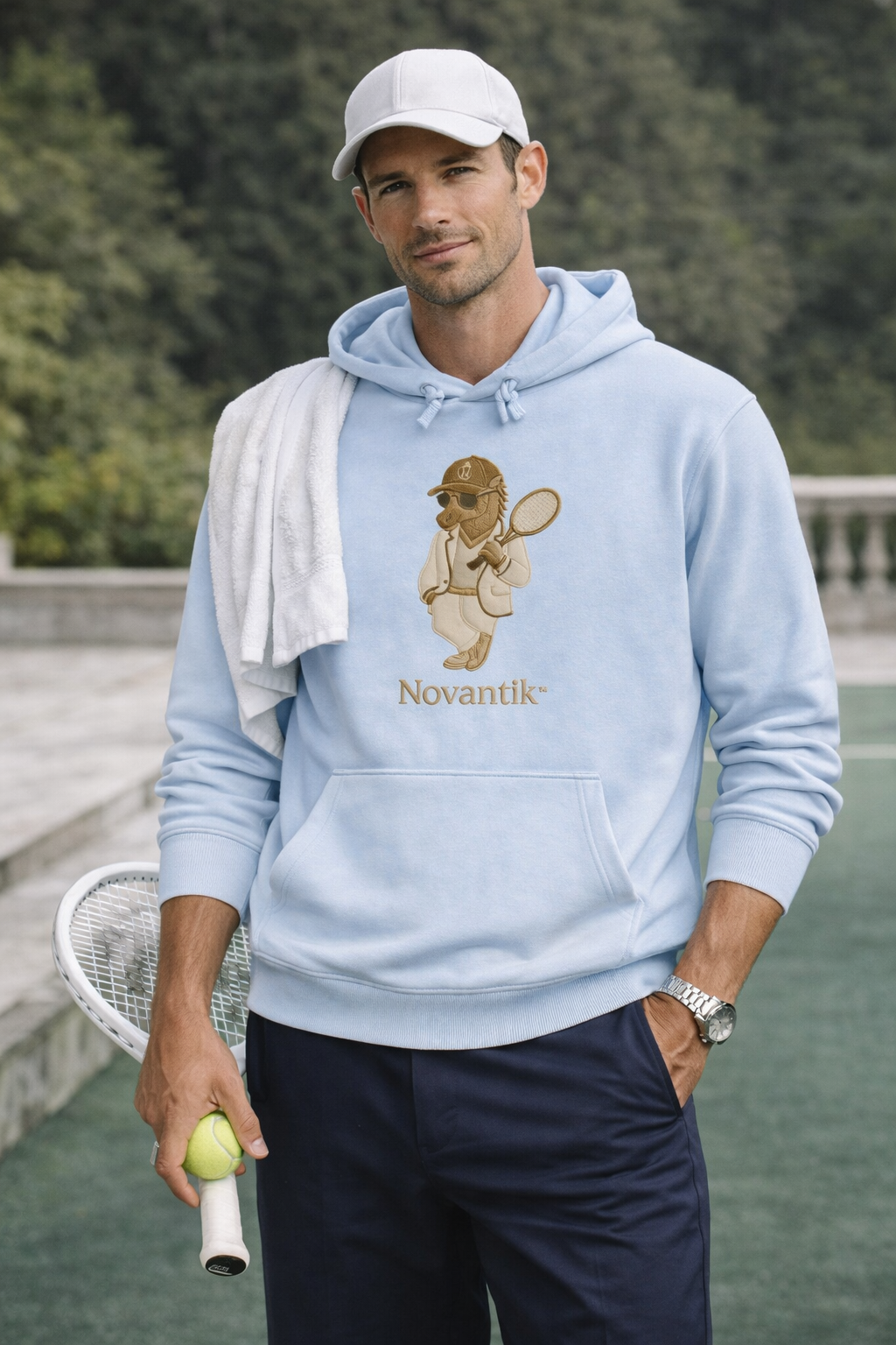 Novantik Signature Pullover Baby Blue