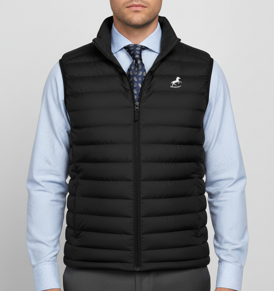 Novantik Slim-fit Weste Schwarz