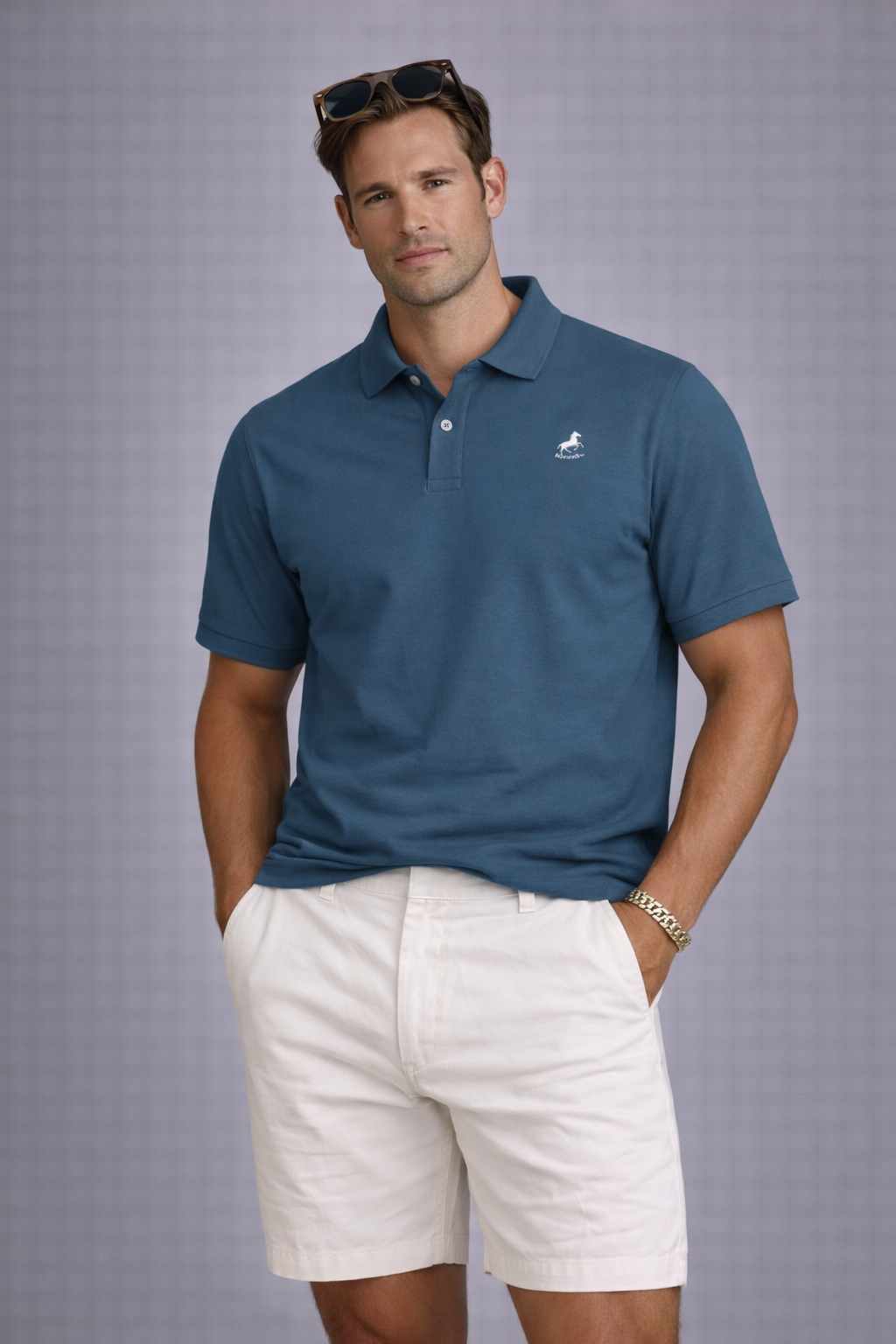 Novantik Polo-Shirt Dark Türkies