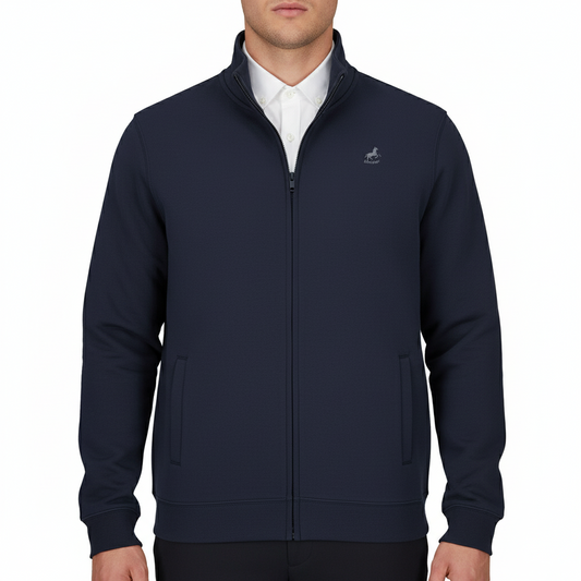 Novantik Kragen Jacke Navy