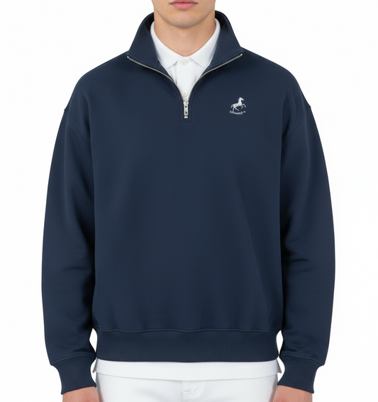 Novantik Half-Zip Navy